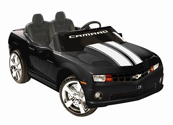 Black Chevrolet Racing Camaro Power Wheels