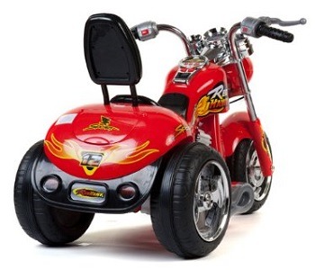 Kids 12V Red Hawk Motorcycle review