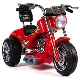 Kids 12V Red Hawk Motorcycle