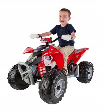 Peg Perego Polaris Outlaw Red 12V ATV-style Quad