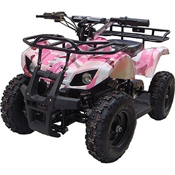 Pink Camouflage 24-volt Quad