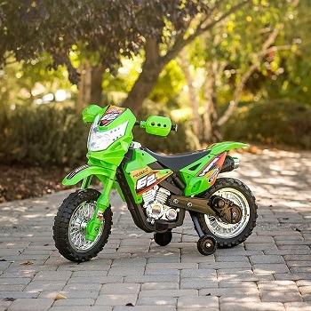 12 volt dirt bike with training wheels