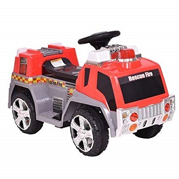 Costzon Kids Ride-On Fire Truck