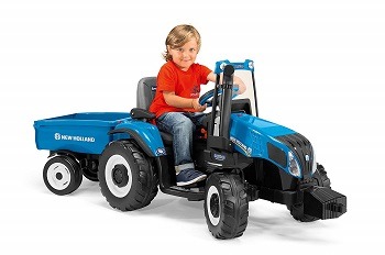 Peg Perego New Holland Ride-On With Trailer